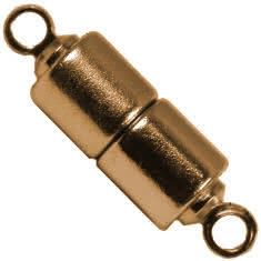 Apex Magnets  Cylinder Shaped - Magnetic Jewelry Clasps - Gold