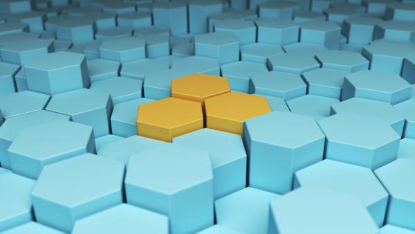 Modern Hexagon Magnets