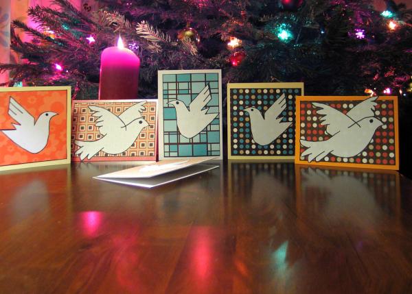 DIY Holiday Card Tree