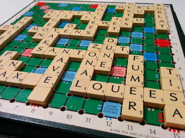 DIY Magnetic Scrabble Game