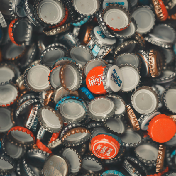 DIY Bottle Cap Message Magnets