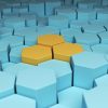 Modern Hexagon Magnets